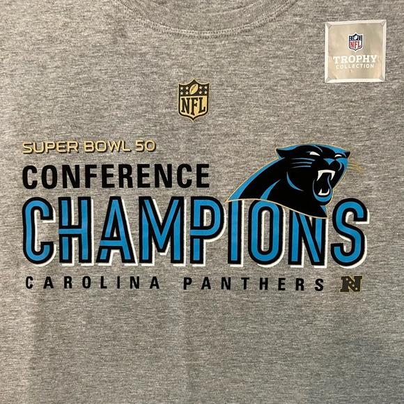 Nike Carolina Panthers T-Shirt NEW - Size Medium | Color: Grey - Picture 2 of 5